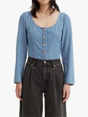 Levi’s denim corset top